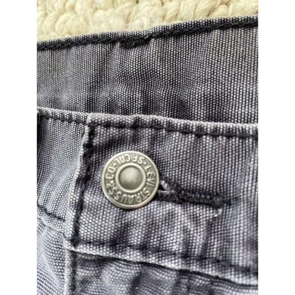 Levi Strauss Men's Gray Jeans 514 Sz 31x30 White Tab Denim Vintage - Picture 3 of 7